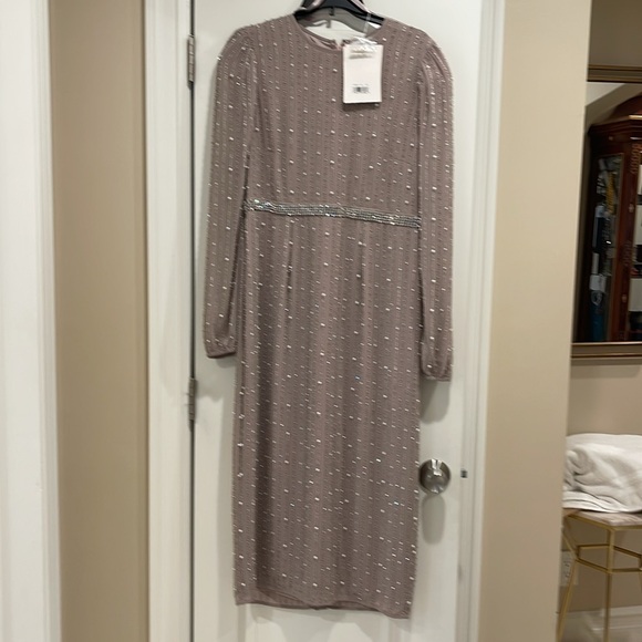 Mac Duggal evening cocktail Beaded Midi dress - Picture 4 of 15